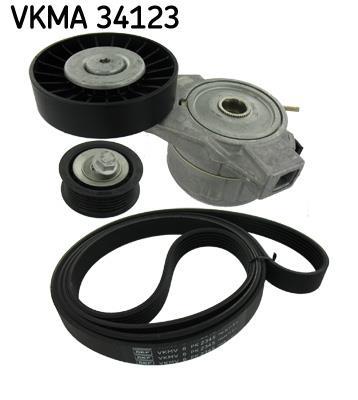 Kit de courroie d'accessoire (Courroie d’alternateur) SKF VKMA 34123